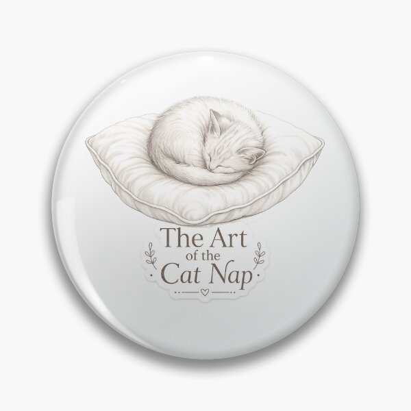Item preview, The Art of the Cat Nap Cozy Minimal Cat Lover Design designed and sold by Safe Haven Pets.