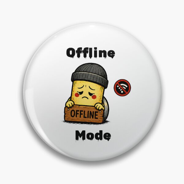Item preview, Offline Mode Shirt – Social Battery Low Funny Introvert Aesthetic Tee designed and sold by DesignTeamHub.
