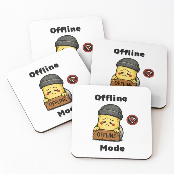 Item preview, Offline Mode Shirt – Social Battery Low Funny Introvert Aesthetic Tee designed and sold by DesignTeamHub.