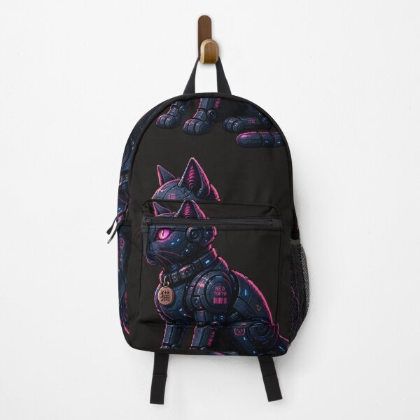 Item preview, Neo Tokyo Mechanical Cat | Cyberpunk Pixel Art Robot Cat designed and sold by Neo Tokio.