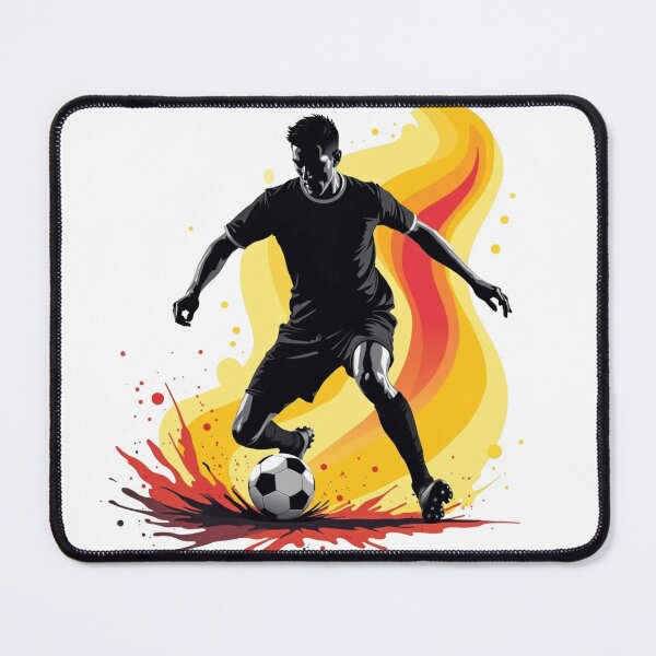 Item preview, Dynamic Soccer Player With Fiery Splash designed and sold by PMTaurus.