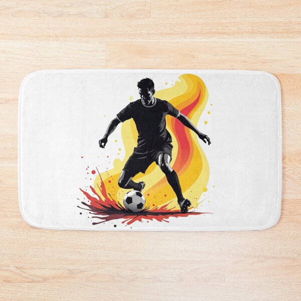 Item preview, Dynamic Soccer Player With Fiery Splash designed and sold by PMTaurus.