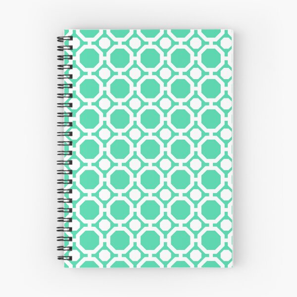Item preview, Eucalyptus & white geometric pattern designed and sold by Mint + Midnight.