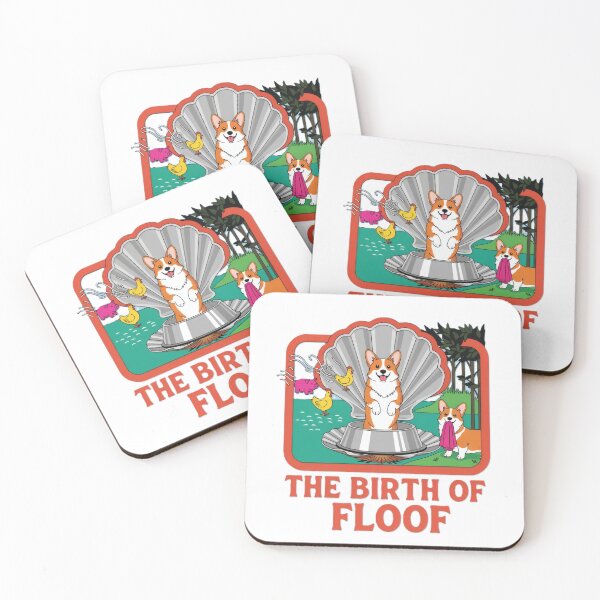 Item preview, The Birth of Floof Corgi Art Parody designed and sold by HobClub.