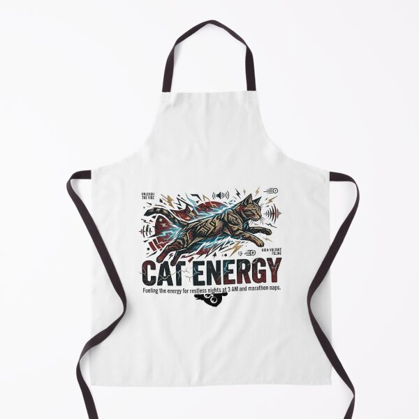 Item preview, CAT ENERGY | HIGH VOLTAGE FELINE | FUNNY CAT T-SHIRT designed and sold by LowBatteryStudio ⭐.