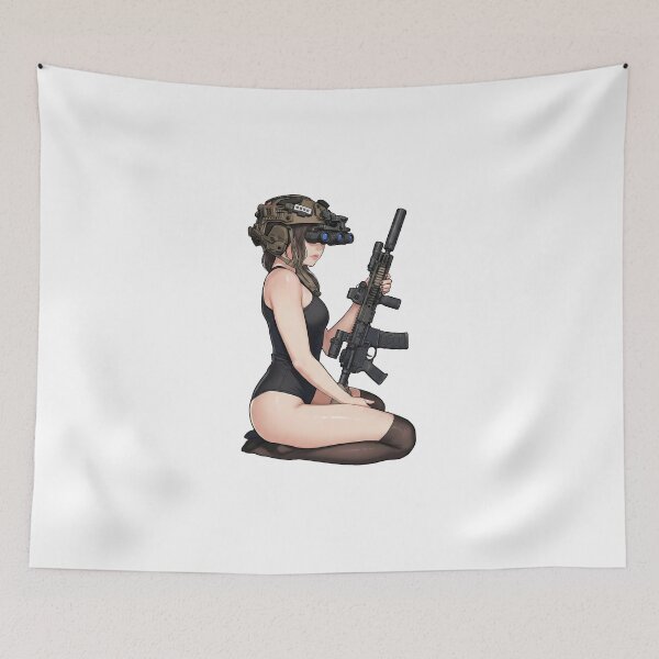Item preview, Tactical NVG Girl - Night Operations Aesthetic designed and sold by RAWLIFEGRAPHIC.