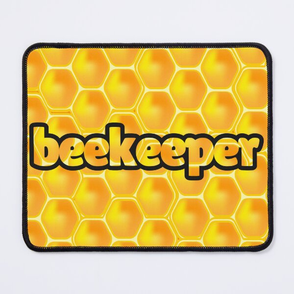 Item preview, Beekeeper Honeycomb Design – Golden Bee Lover Typography Art designed and sold by Terannart.