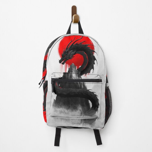 Item preview, Crimson Sun Dragon – Dark Fantasy Minimalist Art designed and sold by Ola-urb.