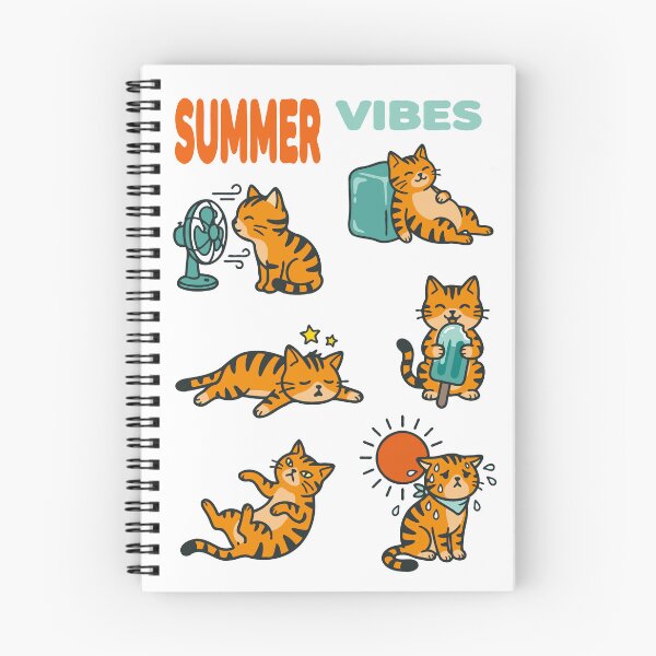 Item preview,  Sweaty Tabby in Summer Season - Sticker Pack - Tee designed and sold by RedStreamStudio.