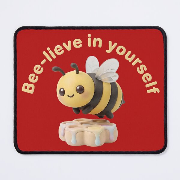 Item preview, Cute 3D Honeybee - Bee-lieve In Yourself designed and sold by Utopian-Magic.