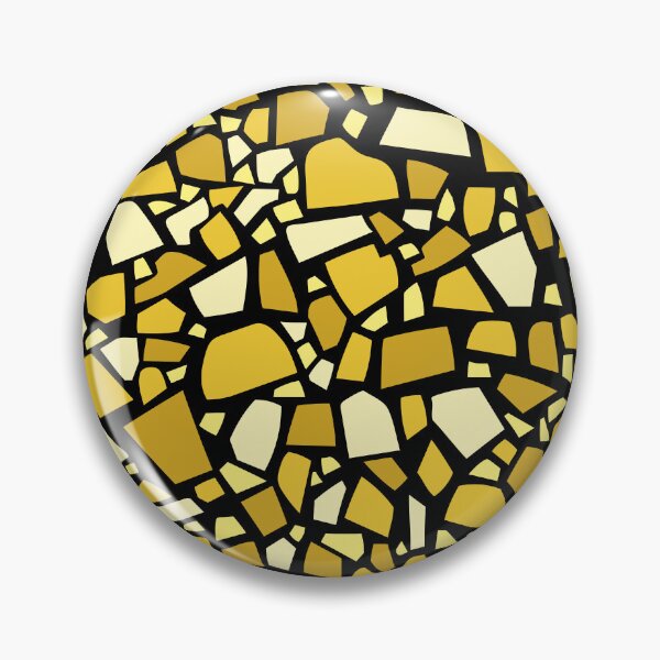 Item preview, Gold Terrazzo Pattern | Black Gold Luxe Seamless Mosaic Surface designed and sold by Dino-Lune.