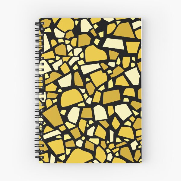 Item preview, Gold Terrazzo Pattern | Black Gold Luxe Seamless Mosaic Surface designed and sold by Dino-Lune.