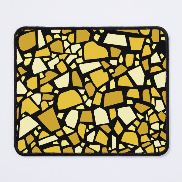 Item preview, Gold Terrazzo Pattern | Black Gold Luxe Seamless Mosaic Surface designed and sold by Dino-Lune.