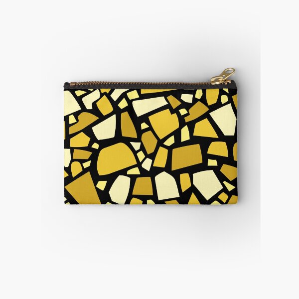 Item preview, Gold Terrazzo Pattern | Black Gold Luxe Seamless Mosaic Surface designed and sold by Dino-Lune.