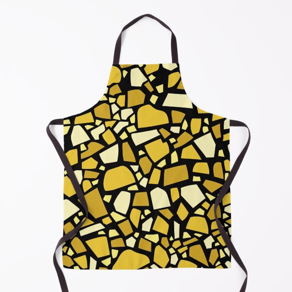 Item preview, Gold Terrazzo Pattern | Black Gold Luxe Seamless Mosaic Surface designed and sold by Dino-Lune.