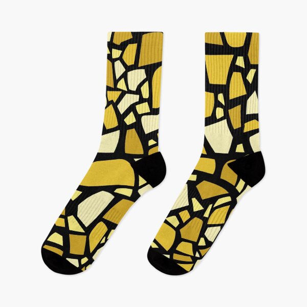 Item preview, Gold Terrazzo Pattern | Black Gold Luxe Seamless Mosaic Surface designed and sold by Dino-Lune.