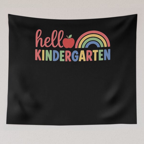 Item preview, Hello Kindergarten First Day Back to School Rainbow Toddler Boys Girls  designed and sold by clothesy7.