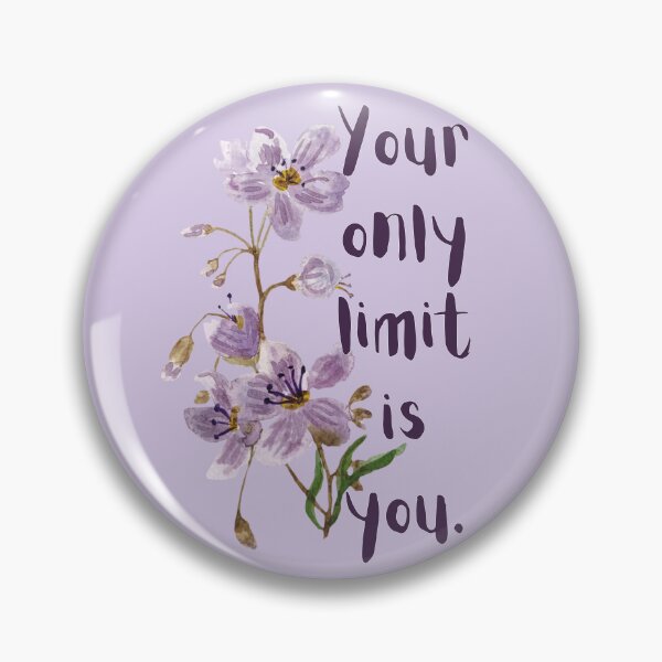 Item preview, Your Only Limit Is You Vintage Flowers Motivational Quote For Entrepreneurs Dreamers And Goal Getters Inspirational Success Mindset Gift designed and sold by Im-Ara.