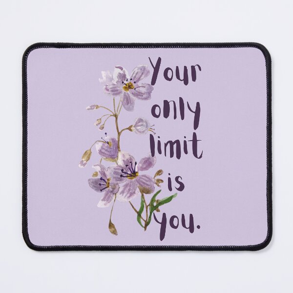 Item preview, Your Only Limit Is You Vintage Flowers Motivational Quote For Entrepreneurs Dreamers And Goal Getters Inspirational Success Mindset Gift designed and sold by Im-Ara.