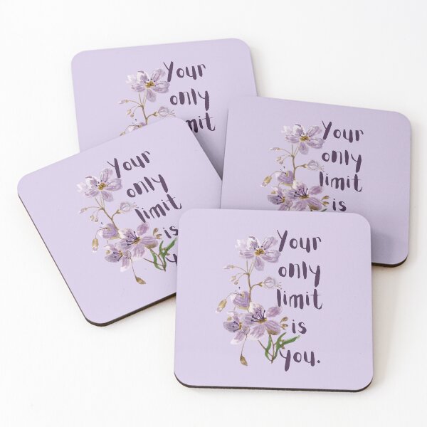 Item preview, Your Only Limit Is You Vintage Flowers Motivational Quote For Entrepreneurs Dreamers And Goal Getters Inspirational Success Mindset Gift designed and sold by Im-Ara.