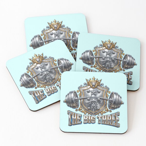 Item preview, The Big Three Squat Bench Deadlift designed and sold by pradeepvisuals.