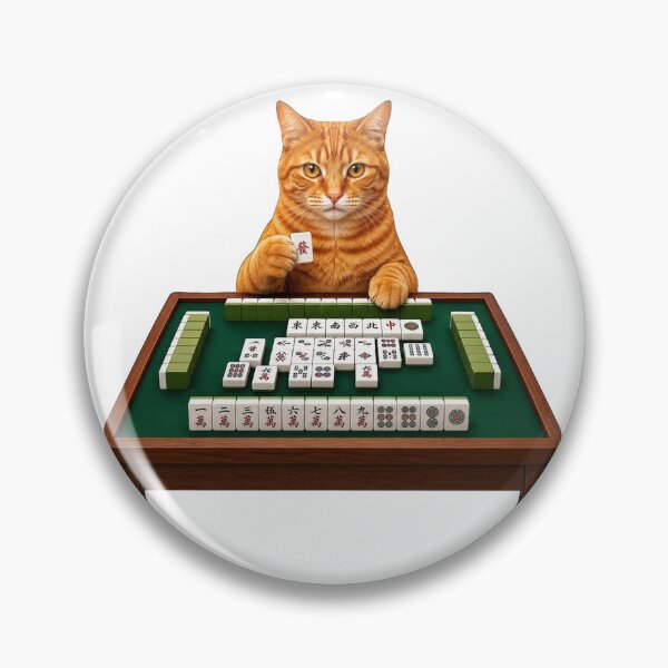 Item preview, Mahjong King: Ginger Cat's Winning Hand designed and sold by catontheroof.
