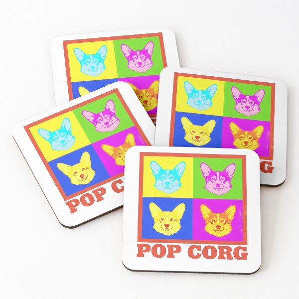 Item preview, Retro Colorful Pop Art Corgi Dog designed and sold by HobClub.
