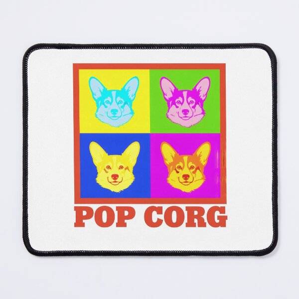 Item preview, Retro Colorful Pop Art Corgi Dog designed and sold by HobClub.