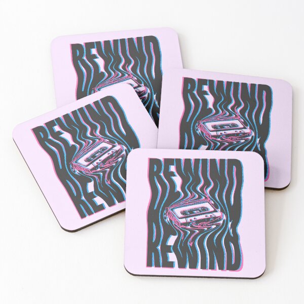 Item preview, Rewind Cassette Tape - Trippy Vaporwave designed and sold by AnAzArt.