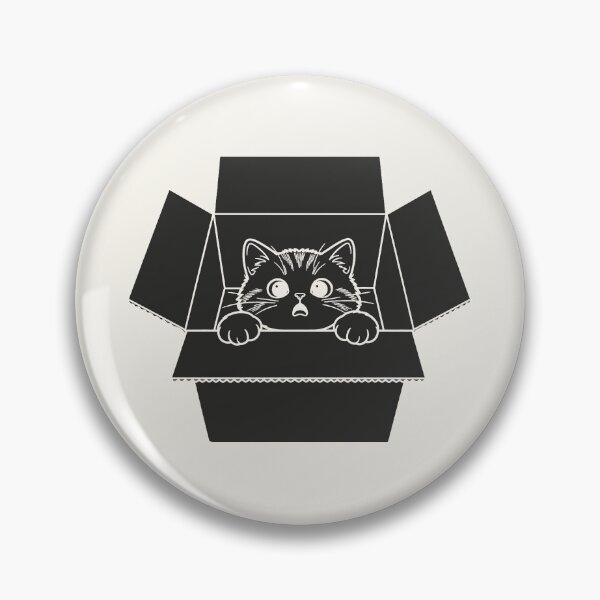 Item preview, Cat in Cardboard Box - Black Silhouette designed and sold by sxtfejvseyn.