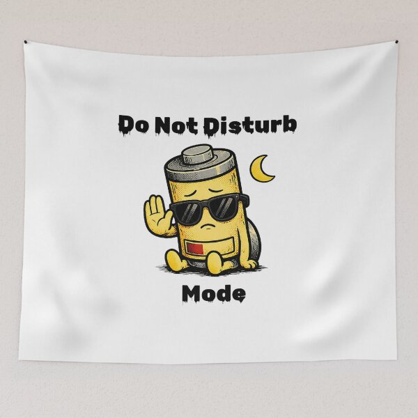 Item preview, Do Not Disturb Mode Shirt – Funny Introvert Low Energy Aesthetic Tee designed and sold by DesignTeamHub.