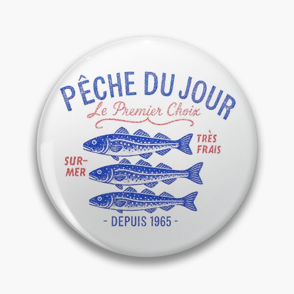 Item preview, Pêche du Jour Atlantic Cod – Vintage French Seaside Design designed and sold by NewNomads.