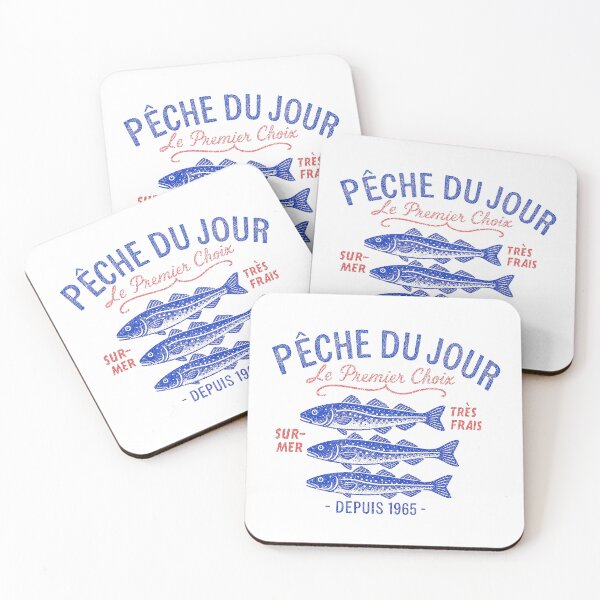 Item preview, Pêche du Jour Atlantic Cod – Vintage French Seaside Design designed and sold by NewNomads.