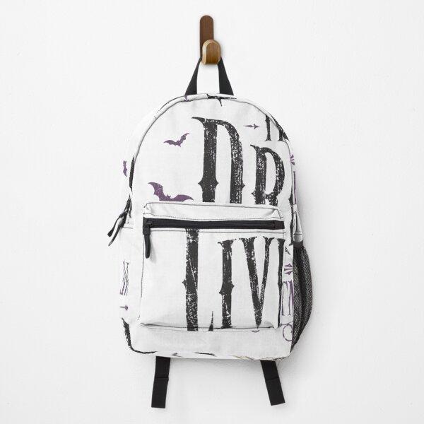 Item preview, Living The Dream One Nightmare At A Time Gothic Moon Typography designed and sold by Region.