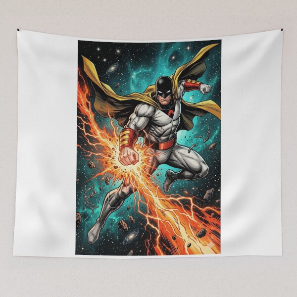 Item preview, Space Ghost Cosmic Energy Blast Retro Comic Art designed and sold by Thogan0416.