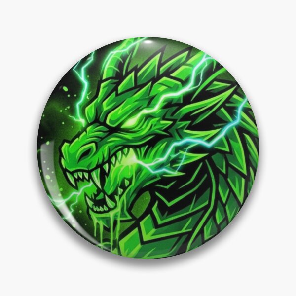 Item preview, High-Voltage Million Green Dragon - Tactical Streetwear & Dark Fantasy Design designed and sold by TOCOCLAWS.