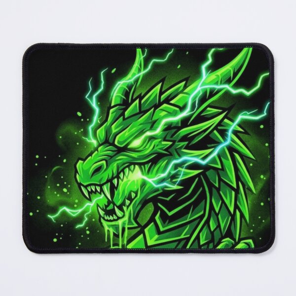 Item preview, High-Voltage Million Green Dragon - Tactical Streetwear & Dark Fantasy Design designed and sold by TOCOCLAWS.