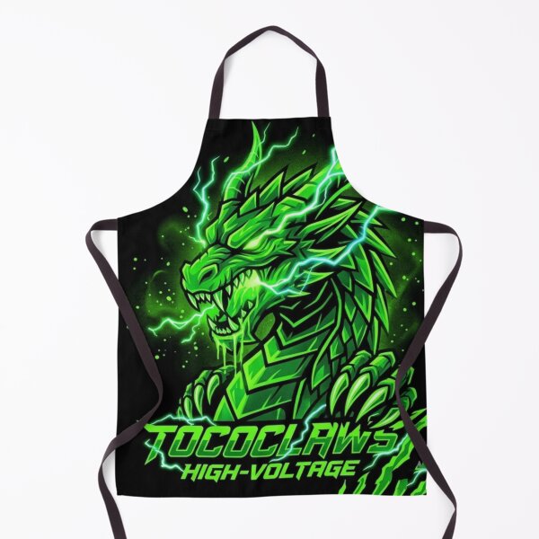 Item preview, High-Voltage Million Green Dragon - Tactical Streetwear & Dark Fantasy Design designed and sold by TOCOCLAWS.