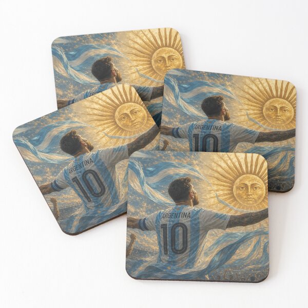Item preview, Argentina Soccer Art Print | 2026 Tournament Fine Art designed and sold by BrickByDream.