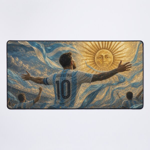 Artikelvorschau, Kunstdruck zum argentinischen Fußballturnier 2026 entworfen und verkauft von BrickByDream.
