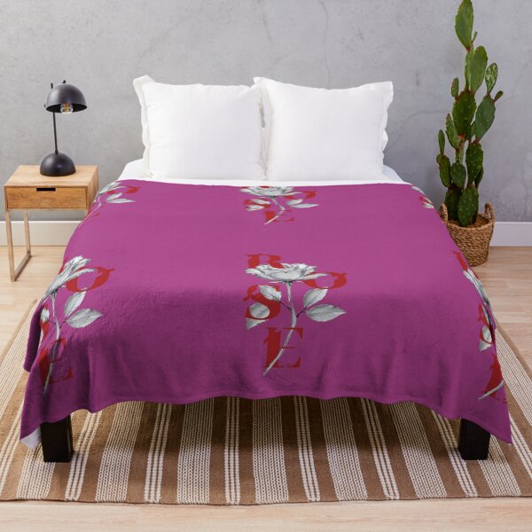 Item preview, Crimson Rose Typography – Modern Floral Elegance designed and sold by PrismPulseApp.