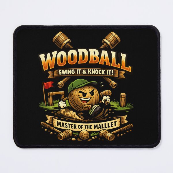 Item preview, Woodball Master of the Mallet – Funny Woodball Sports designed and sold by SidTastic .
