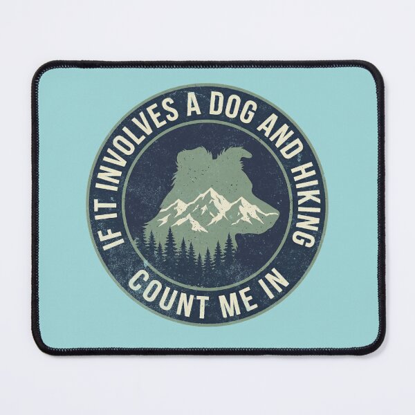 Item preview, Dog Hiking Mountain Adventure Outdoor Lover designed and sold by d247.
