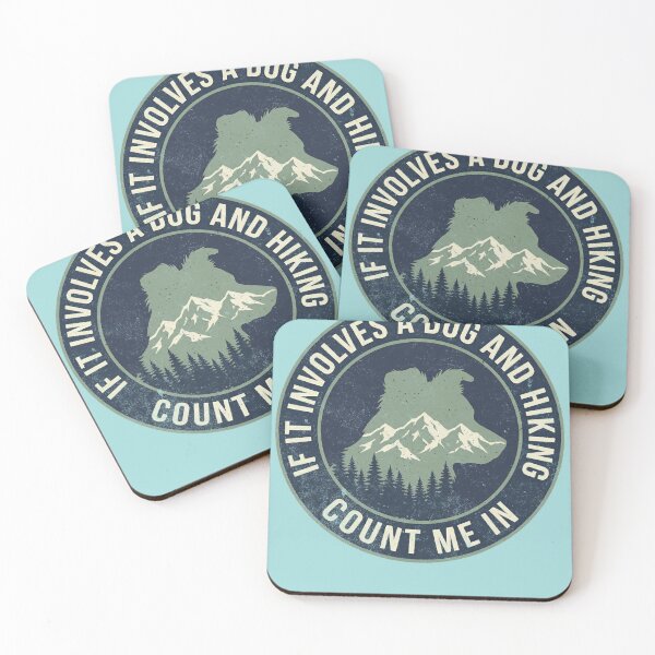 Item preview, Dog Hiking Mountain Adventure Outdoor Lover designed and sold by d247.