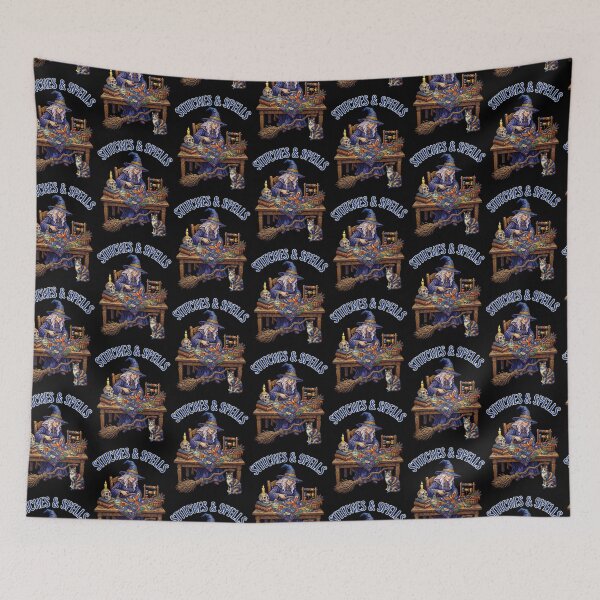 Item preview, Stitches And Spells Witch Crafting Halloween designed and sold by TeeARTHY.