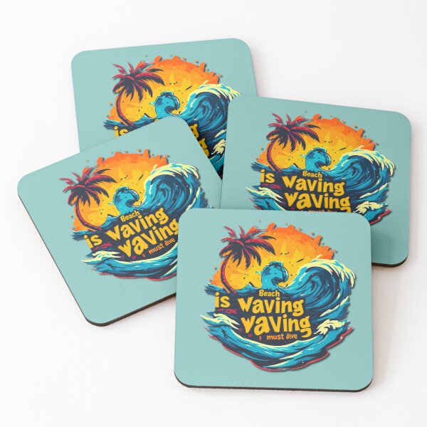 Item preview, Beach is waving and I must dive in designed and sold by Jsw-speedartja.