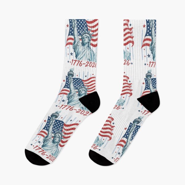 Item preview,  Liberty and Justice for All – Patriotic American Flag Statue of Liberty Design designed and sold by DoodloraStudio.