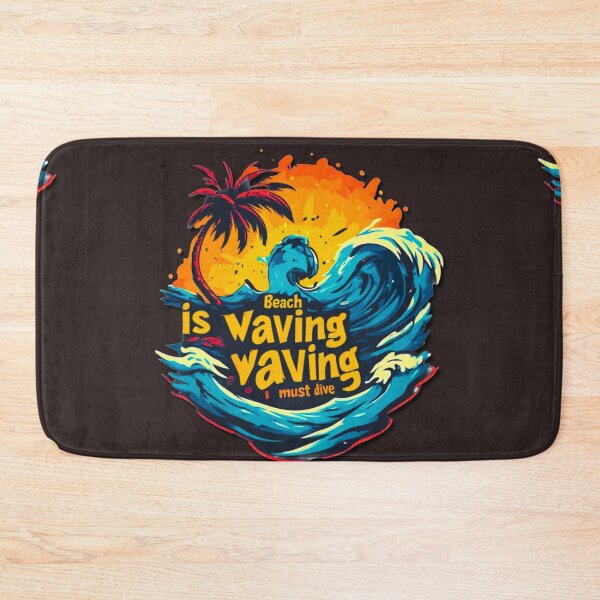 Item preview, Beach is waving and I must dive in designed and sold by Jsw-speedartja.