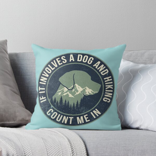 Item preview, Dog Hiking Count Me In Vintage Mountain Trail designed and sold by d247.