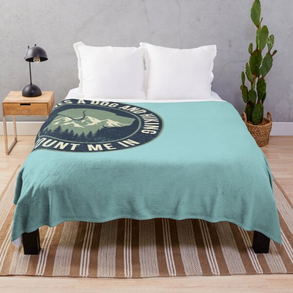 Item preview, Dog Hiking Count Me In Vintage Mountain Trail designed and sold by d247.